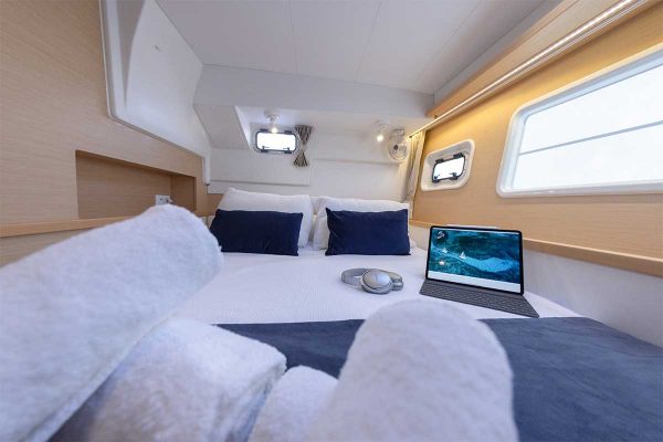 Inside one of our yach charters for you surfari trip
